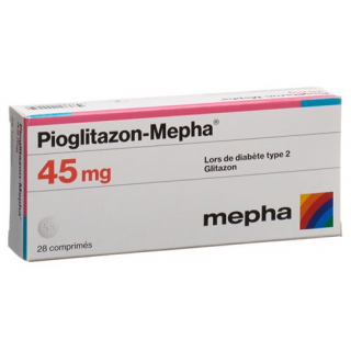 Пиоглитазон Мефа 45 мг 28 таблеток