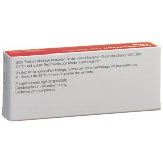 Кандесартан Хелвефарм 4 мг 10 таблеток