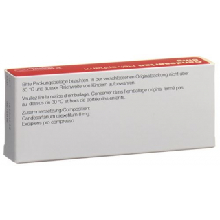 Кандесартан Хелвефарм 8 мг 30 таблеток