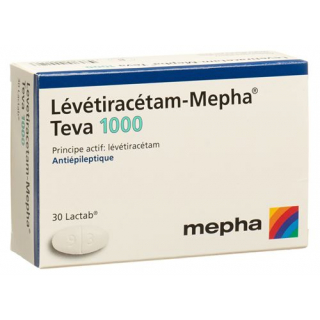 Леветирацетам Мефа Тева 1000 мг 200 таблеток покрытых оболочкой
