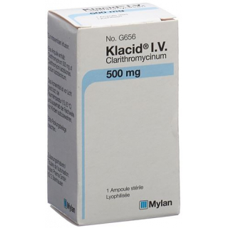 Клацид 500 мг сухое вещество 1 флакон