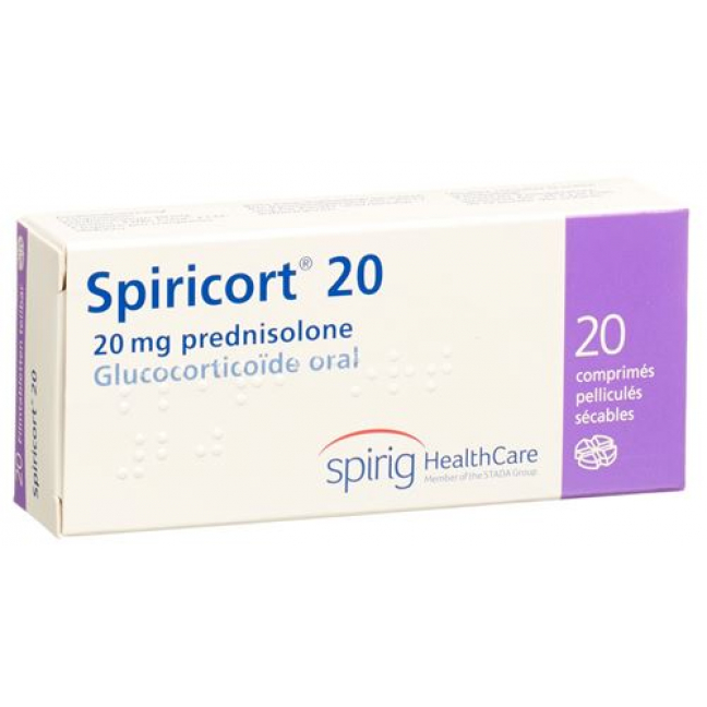 Спирикорт 20 мг 20 таблеток покрытых оболочкой 
