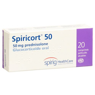 Спирикорт 50 мг 20 таблеток покрытых оболочкой