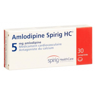Амлодипин Спириг 5 мг 30 таблеток
