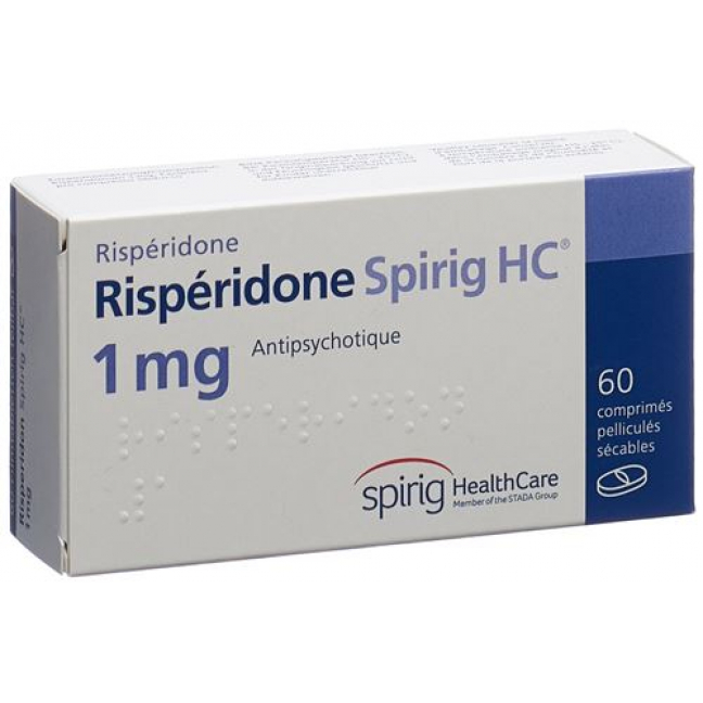 Рисперидон Спириг 1 мг 60 таблеток покрытых оболочкой