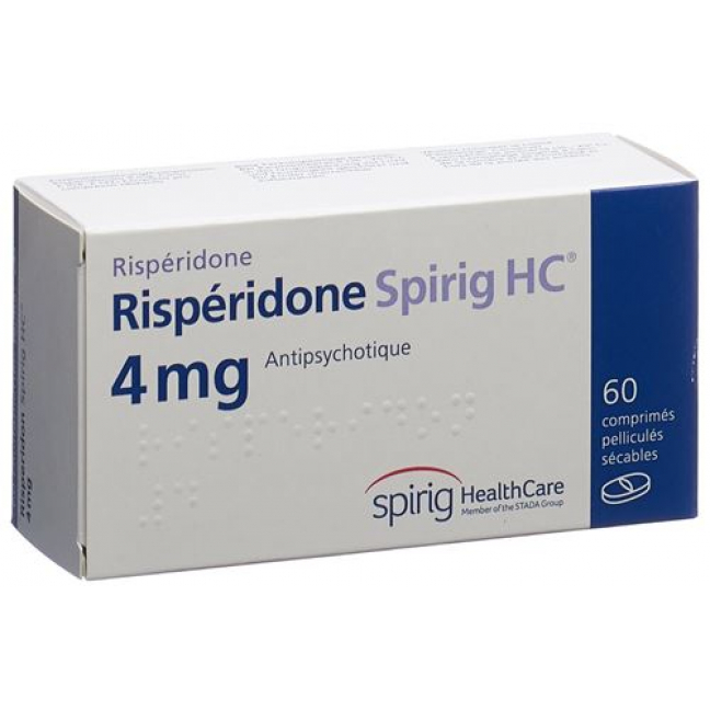 Рисперидон Спириг 4 мг 60 таблеток покрытых оболочкой