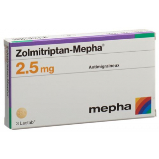 Золмитриптан Мефа 2.5 мг 6 таблеток покрытых оболочкой