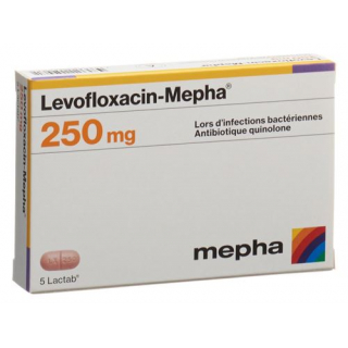 Левофлоксацин Мефа 250 мг 10 таблеток покрытых оболочкой