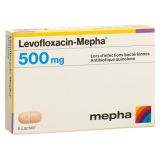 Левофлоксацин Мефа 500 мг 10 таблеток покрытых оболочкой