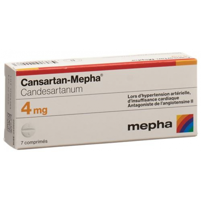 Кансартан Мефа 4 мг 7 таблеток