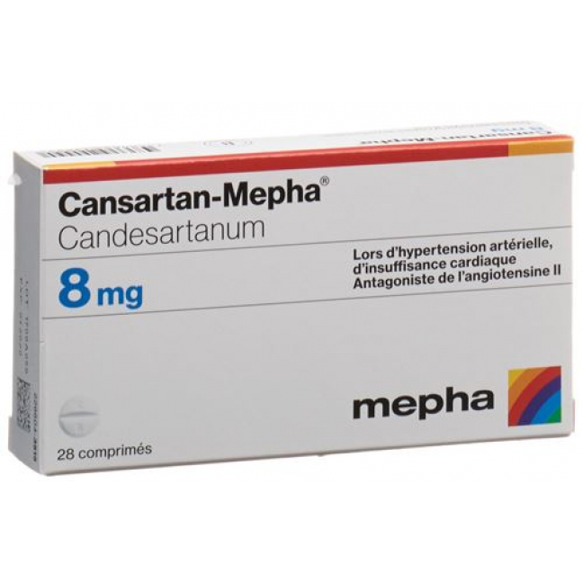 Кансартан Мефа 8 мг 28 таблеток