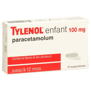 Тайленол Детский 100 мг 10 суппозиториев