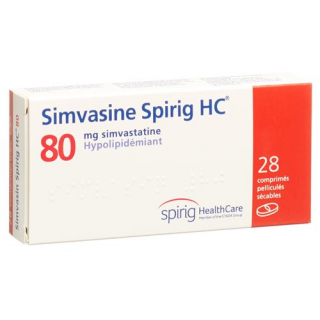 Симвазин Спириг 80 мг 28 таблеток покрытых оболочкой