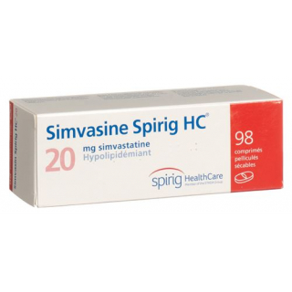 Симвазин Спириг 20 мг 98 таблеток покрытых оболочкой 