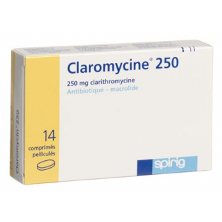 Кларомицин 250 мг 14 таблеток покрытых оболочкой