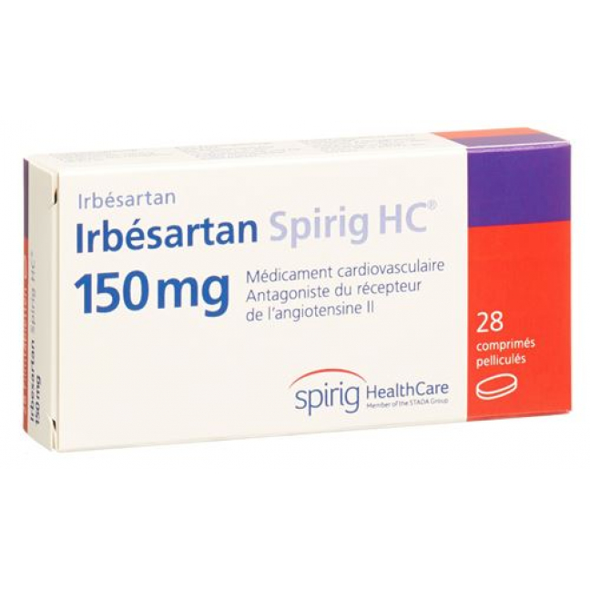 Ирбесартан Спириг 150 мг 28 таблеток покрытых оболочкой