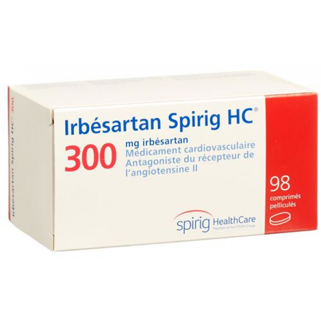Ирбесартан Спириг 300 мг 98 таблеток покрытых оболочкой