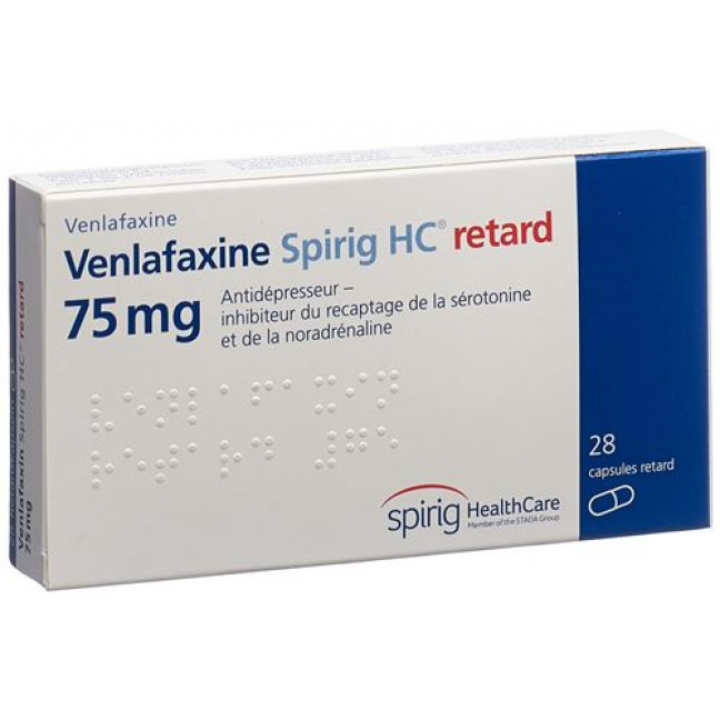 Венлафаксин Спириг HC Ретард 75 мг 28 капсул  