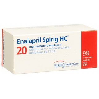 Эналаприл Спириг 20 мг 98 таблеток 