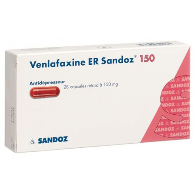 Венлафаксин ER Сандоз 150 мг 28 ретард капсул  