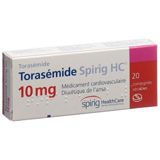 Торасемид Спириг HC 10 мг 20 таблеток 