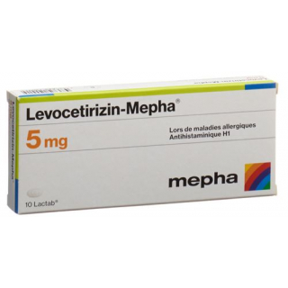 Левоцетиризин Мефа 5 мг 10 таблеток покрытых оболочкой 