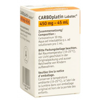 Карбоплатин Лабатек раствор для инфузий 450 мг / 45 мл флакон 45 мл