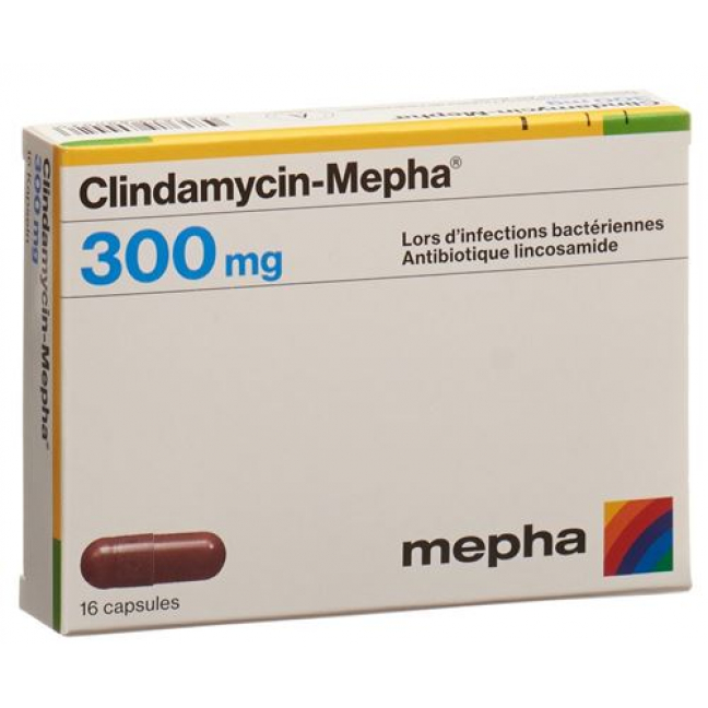 Clindamycin Mepha 300 mg 16 Kaps