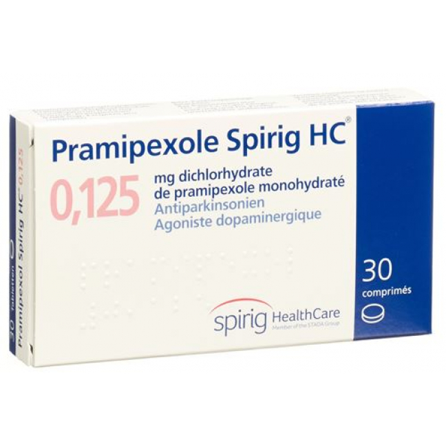 Pramipexol Spirig 0.125 mg 30 tablets