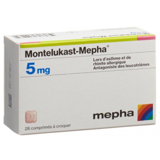 Монтелукаст Мефа 5 мг 98 жевательных таблеток