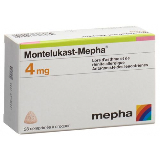 Монтелукаст Мефа 4 мг 98 жевательных таблеток