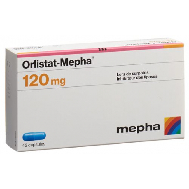 Орлистат Мефа 120 мг 84 капсулы 