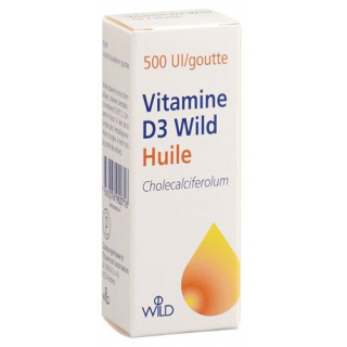 Витамин Д3 Вильд масляный 500 МЕ / 1 капле флакон 10 мл 