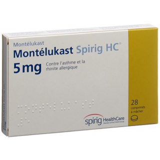 Монтелукаст Спириг 5 мг 28 жевательных таблеток