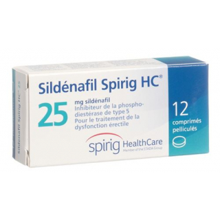 Силденафил Спириг HC 25 мг 12 таблеток покрытых оболочкой  
