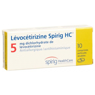 Левоцетиризин Спириг 5 мг 10 таблеток покрытых оболочкой