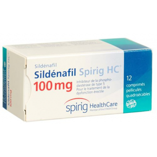 Силденафил Спириг 100 мг 12 таблеток покрытых оболочкой 