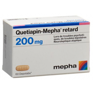 Кветиапин Мефа Ретард 200 мг 60 депо таблеток