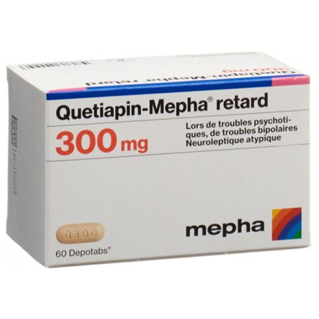 Кветиапин Мефа Ретард 300 мг 60 депо таблеток