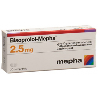 Бисопролол Мефа 2,5 мг 100 таблеток 