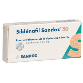 Силденафил Сандоз 50 мг 4 таблетки 