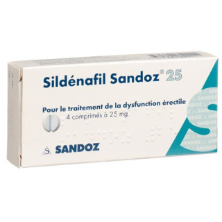 Силденафил Сандоз 25 мг 4 таблетки