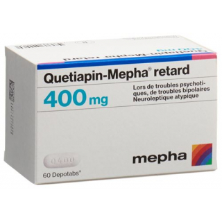 Кветиапин Мефа Ретард 400 мг 100 депо таблеток