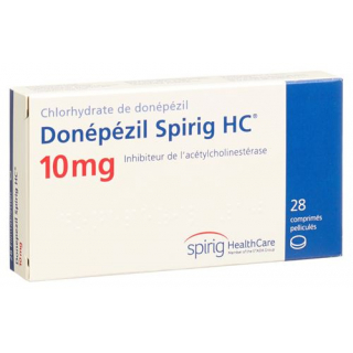Донепезил Спириг 10 мг 28 таблеток покрытых оболочкой