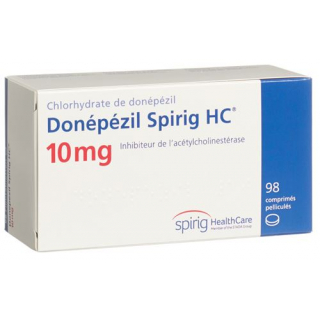 Донепезил Спириг 10 мг 98 таблеток покрытых оболочкой