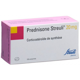 Prednison Streuli 20 mg 100 tablets