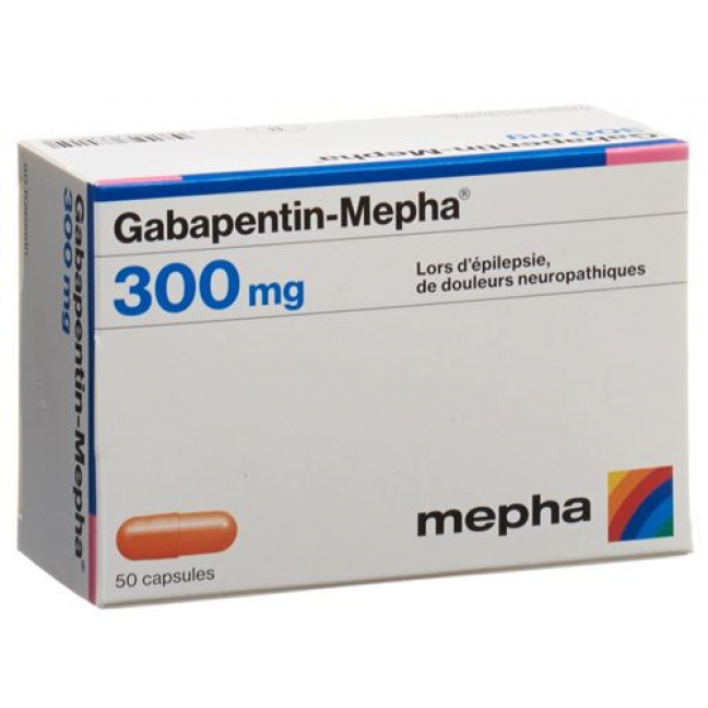 Габапентин Мефа 300 мг 50 капсул