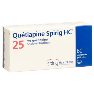 Кветиапин Спириг 25 мг 60 таблеток покрытых оболочкой