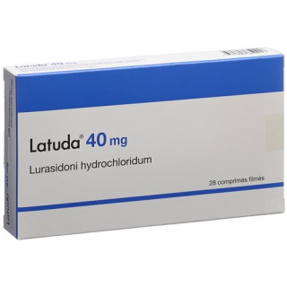 Латуда 40 мг 28 таблеток покрытых оболочкой