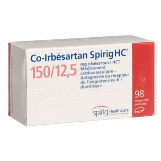 CO Irbesartan Spirig 150/12.5 mg 98 filmtablets